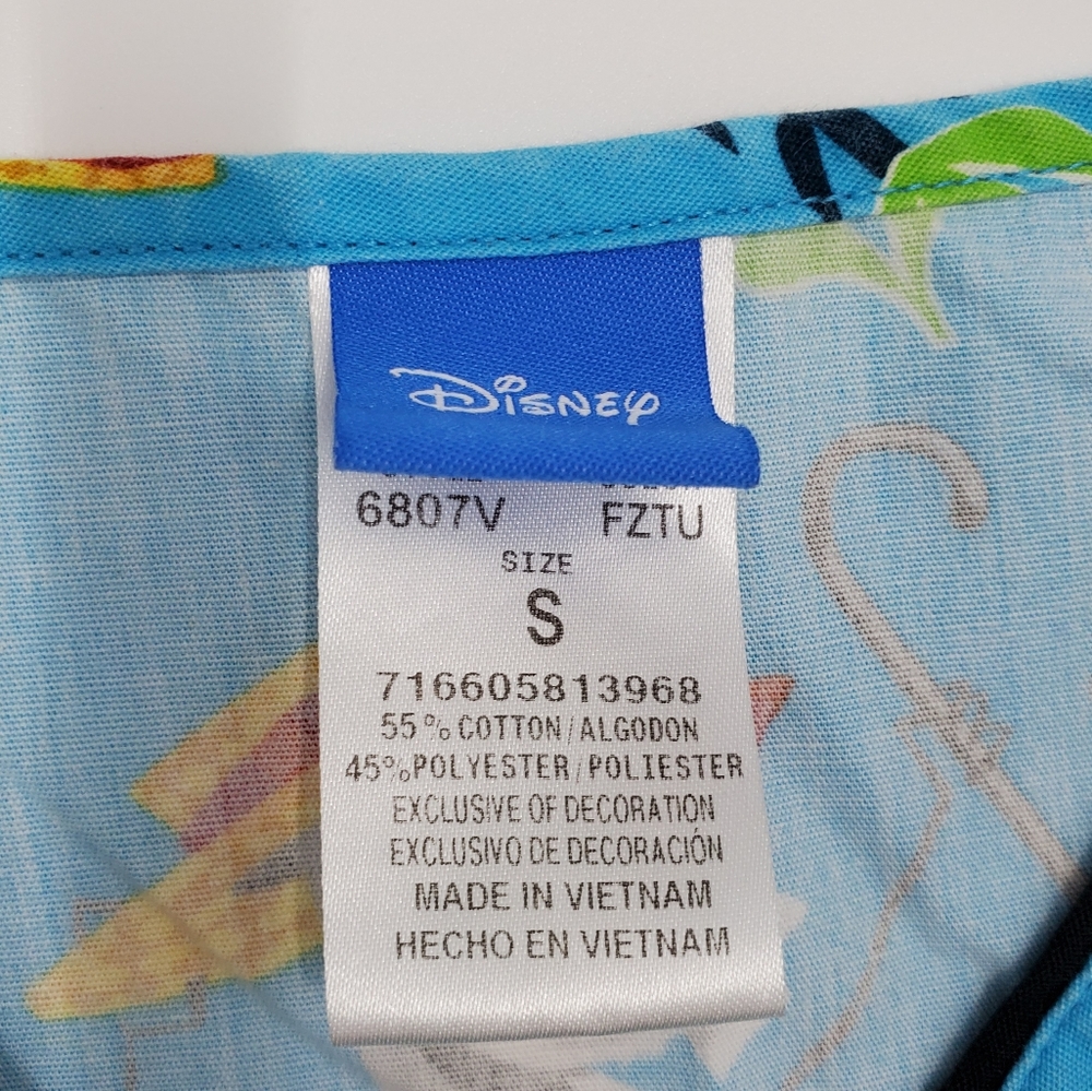 Disney Frozen Olaf Scrub Top Pediatric Nurse Blue - Picture 4 of 4